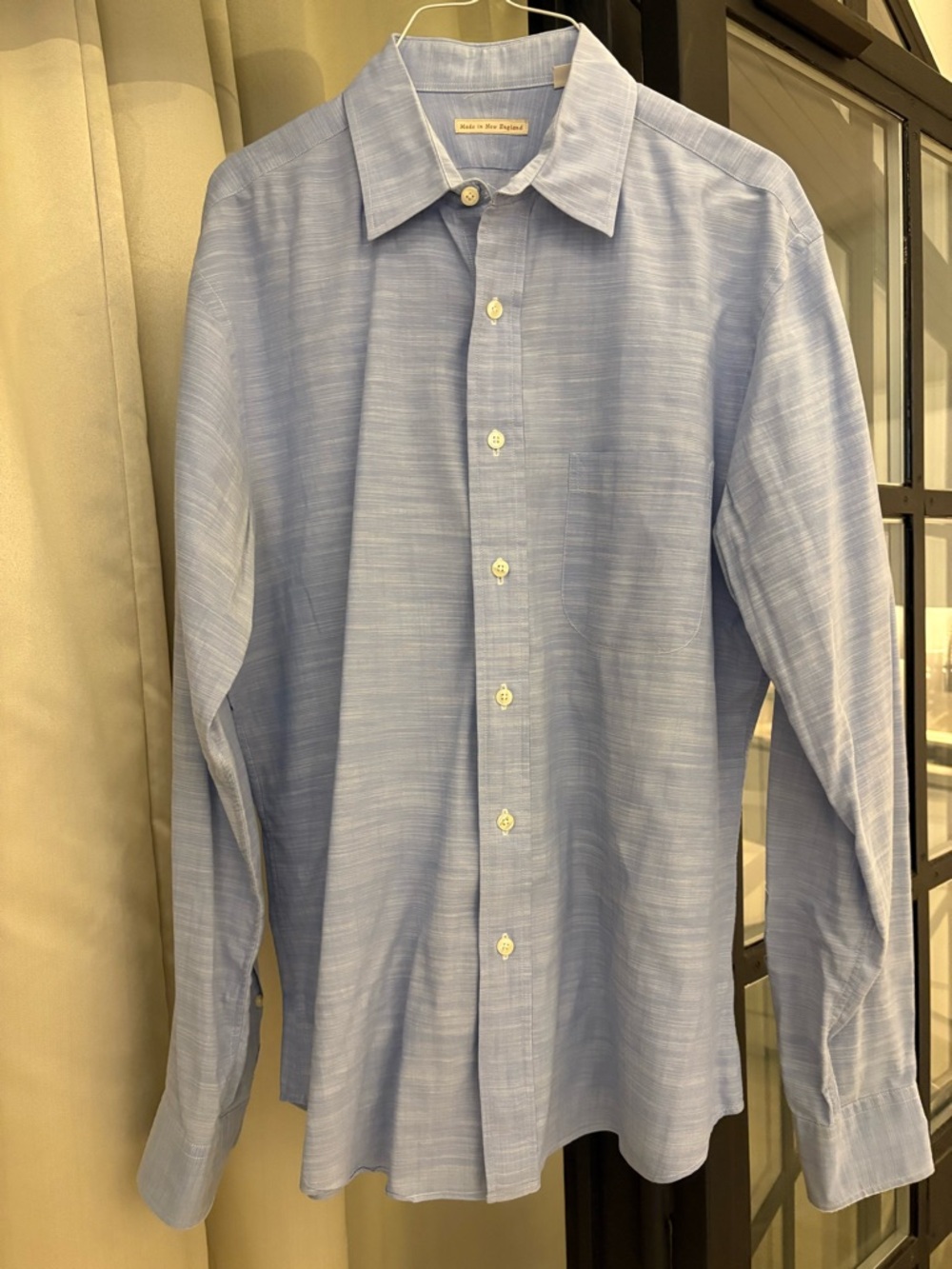 Vintage, American made New England Shirt Co. button up